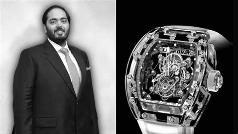 richard mille anant ambani|mukesh ambani son watch price.